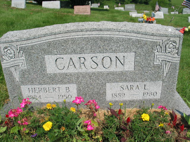 Herbert and Sara Carson